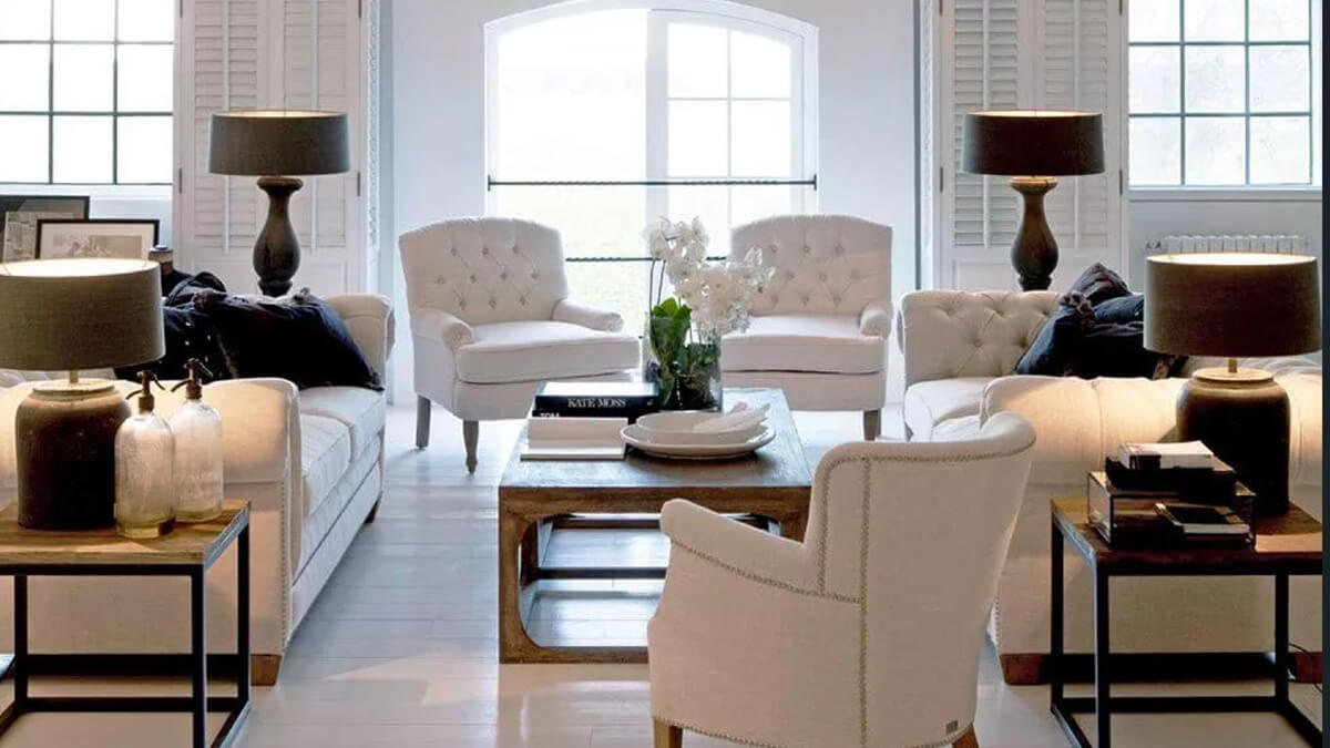Hampton Style Wohnzimmer