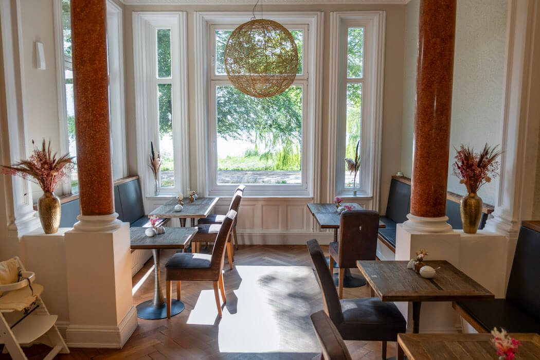 Frühstücksraum im Hotel Alsterblick