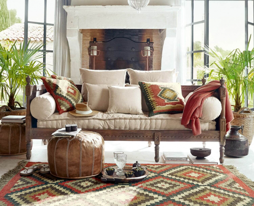 Ein Boho Style Wohnzimmer von Loberon