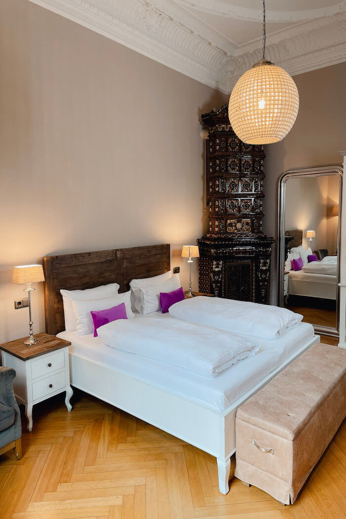 Suite mit Kachelofen im Hotel Alsterblick
