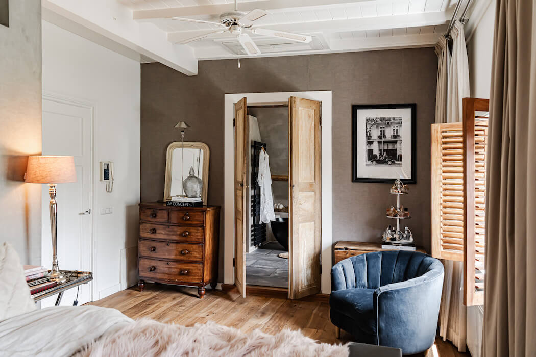 Gemütlich eingerichtetes Schlafzimmer im Hause Teunissen