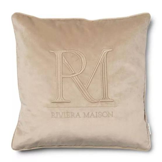 Riviera Maison Kissenbezug Monogram RM