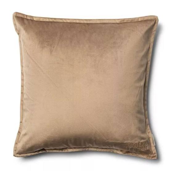 Rivièra maison Kissenbezug Samt, Praline