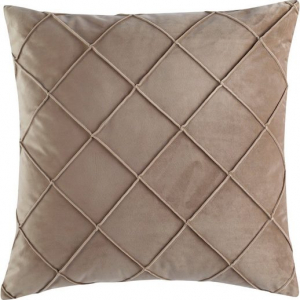 Dekokissen Taupe Samt Ladina von LeGer Home by Lena Gercke