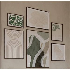 Shapes in Green Bilderwand desenio