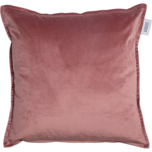 SCHÖNER WOHNEN-Kollektion Dekokissen Dolce, Samtnachbildung mit Stehsaum rosa