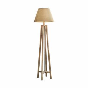 Stehlampe Edgewood braun/leinen | LOBERON