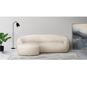 LeGer Home by Lena Gercke Ecksofa Yani L-Form, organische Form, auch in Bouclé