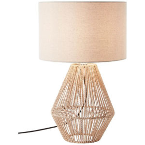 Brilliant Tischleuchte Laraine, Lampe, Laraine Tischleuchte natur/beige, 1x A60, E27, 42W, Mit Schnur