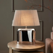 Tischleuchte Cooper, Silber