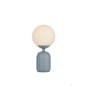 Pauleen Tischleuchte Glowing Charm max 20W Blau/weiß Keramik, ohne Leuchtmittel, E14
