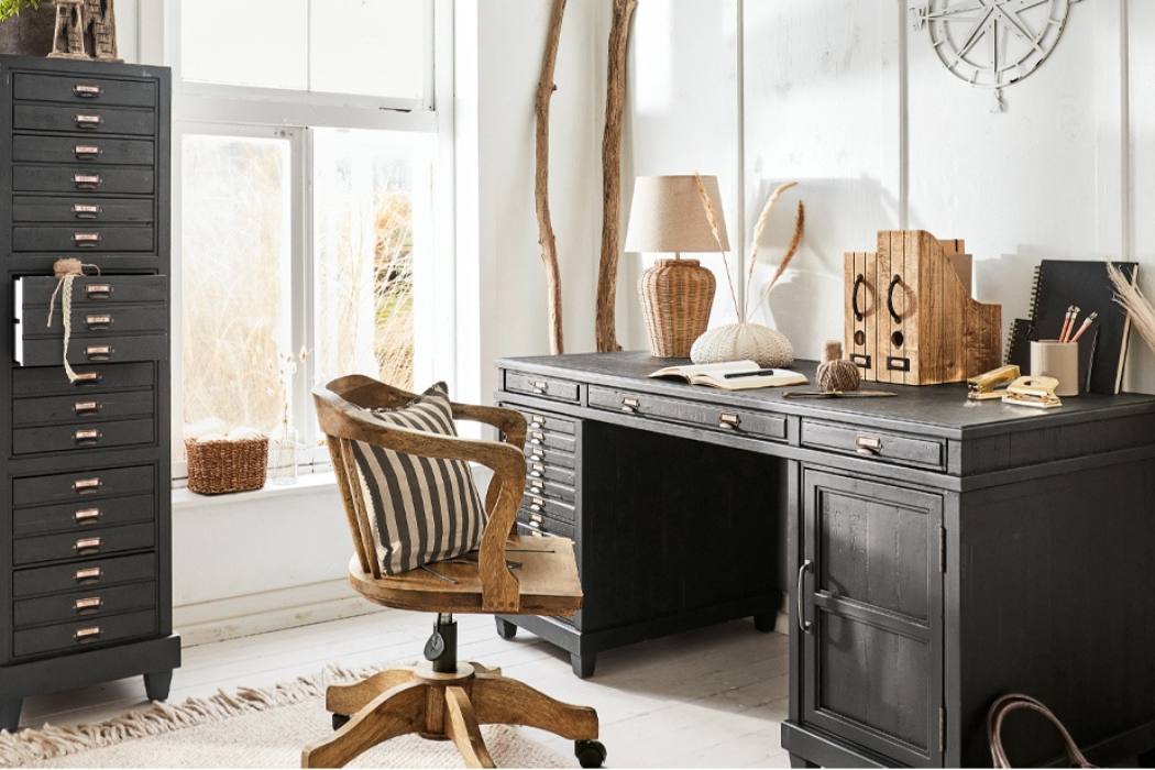Home office einrichten mit dem Long Island workspace von Loberon